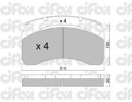 Комплект тормозных колодок CIFAM 822-592-0