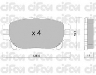 Комплект тормозных колодок CIFAM 822-615-0