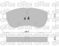 Комплект тормозных колодок CIFAM 822-665-0