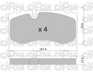 Комплект тормозных колодок CIFAM 822-669-0
