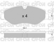 Комплект тормозных колодок CIFAM 822-671-0