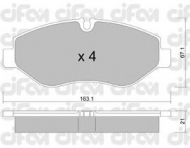Комплект тормозных колодок CIFAM 822-671-1