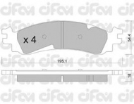 Комплект тормозных колодок CIFAM 822-686-0