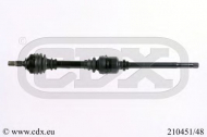 Вал CDX 210451/48