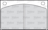 Комплект тормозных колодок VALEO 598337