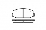 Комплект тормозных колодок WOKING P1753.40