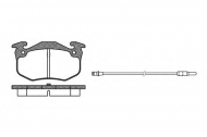 Комплект тормозных колодок WOKING P0443.92
