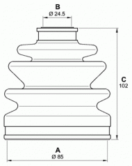 Комплект пыльника OPEN PARTS SJK7026.00