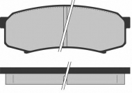 Комплект тормозных колодок Brake ENGINEERING PA1081