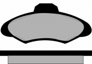 Комплект тормозных колодок Brake ENGINEERING PA573