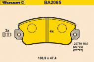Комплект тормозных колодок BARUM BA2065