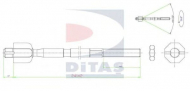 Шарнир DITAS A2-5657