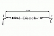 Трос BOSCH 1 987 477 116