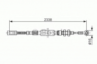 Трос BOSCH 1 987 477 419