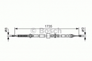 Трос BOSCH 1 987 477 734