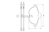 Комплект тормозных колодок BOSCH 0 986 424 473