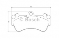 Комплект тормозных колодок BOSCH 0 986 424 740