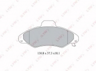 Комплект тормозных колодок LYNXauto BD-3016