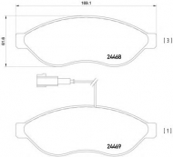 Комплект тормозных колодок HELLA PAGID 8DB 355 012-931