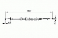 Трос BOSCH 1 987 482 391