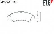 Комплект тормозных колодок FTE BL1970A3