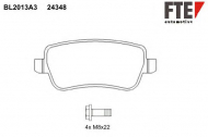 Комплект тормозных колодок FTE BL2013A3