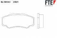 Комплект тормозных колодок FTE BL1861A3