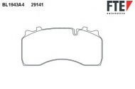 Комплект тормозных колодок FTE BL1943A4