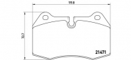 Комплект тормозных колодок BREMBO P 06 018