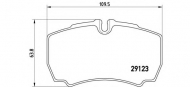 Комплект тормозных колодок BREMBO P 24 084