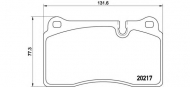 Комплект тормозных колодок BREMBO P 44 018
