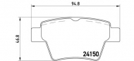 Комплект тормозных колодок BREMBO P 61 080