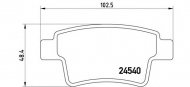 Комплект тормозных колодок BREMBO P 61 085