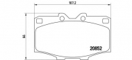 Комплект тормозных колодок BREMBO P 83 006
