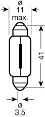 Лампа накаливания OSRAM 6411