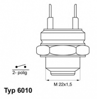 Переключатель WAHLER 6010.88D