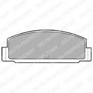 Комплект тормозных колодок DELPHI LP450
