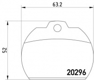 Комплект тормозных колодок HELLA 8DB 355 005-921