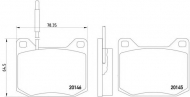 Комплект тормозных колодок HELLA 8DB 355 006-001