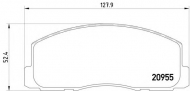 Комплект тормозных колодок HELLA 8DB 355 006-221
