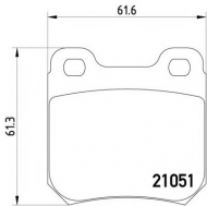 Комплект тормозных колодок HELLA 8DB 355 007-371