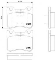 Комплект тормозных колодок HELLA 8DB 355 008-301