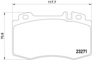 Комплект тормозных колодок HELLA 8DB 355 008-691