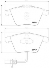 Комплект тормозных колодок HELLA 8DB 355 009-141