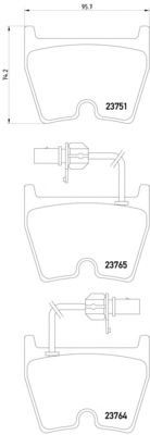 Комплект тормозных колодок HELLA 8DB 355 009-191