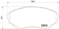 Комплект тормозных колодок HELLA 8DB 355 009-641
