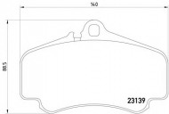 Комплект тормозных колодок HELLA 8DB 355 009-841