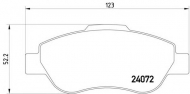 Комплект тормозных колодок HELLA 8DB 355 011-241