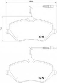 Комплект тормозных колодок HELLA 8DB 355 011-491