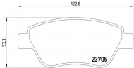 Комплект тормозных колодок HELLA 8DB 355 011-871